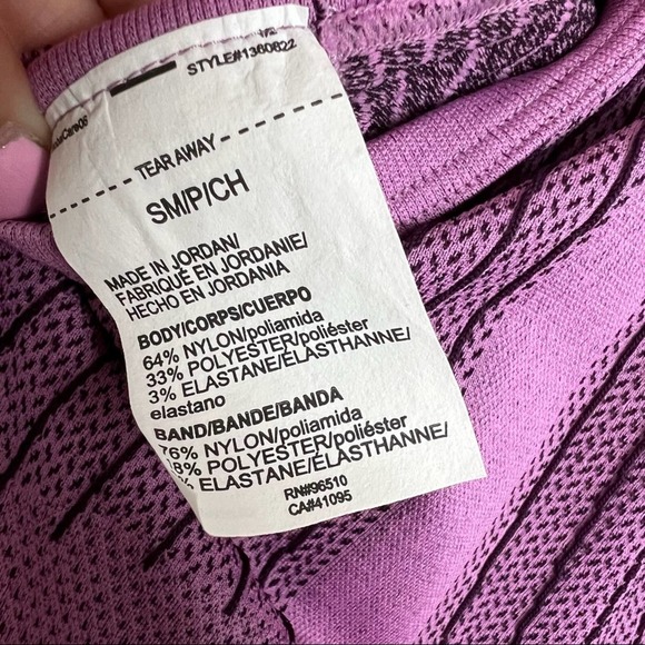 New Under Armour Rush Cropped High Neck Racerback Top Small - Picture 5 of 7